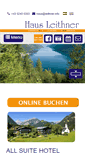 Mobile Screenshot of haus-leithner.at
